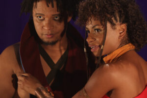 Atores premiados Aysha Nascimento e Flávio Rodrigues trazem “Nzinga” à eBUN